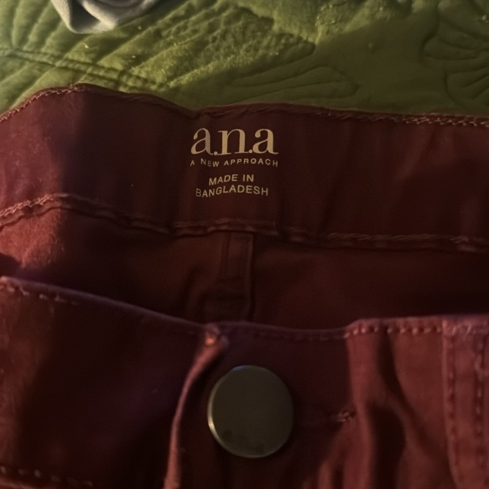 A.N.A maroon jeggings - Picture 6 of 7